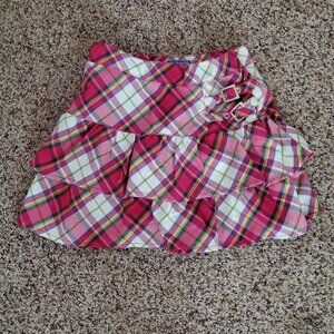 Girl's Children's Place Pink Flannel Skort, Size 10